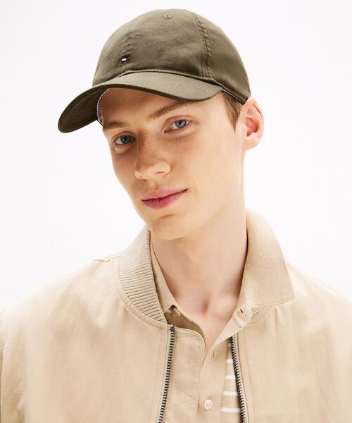 TOMMY HILFIGER(トミーヒルフィガー)の「フラッグソフト6パネルキャップ(キャップ・メンズ・ベージュ/ネイビー/ホワイト/グリーン/ブラック/オリーブ・FREE)」の22枚目の写真