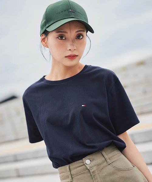 TOMMY HILFIGER（トミーヒルフィガー）の「フラッグソフト6パネルキャップ（キャップ・メンズ・ベージュ/ネイビー/ホワイト/グリーン/ブラック/オリーブ・FREE）」の12枚目の写真