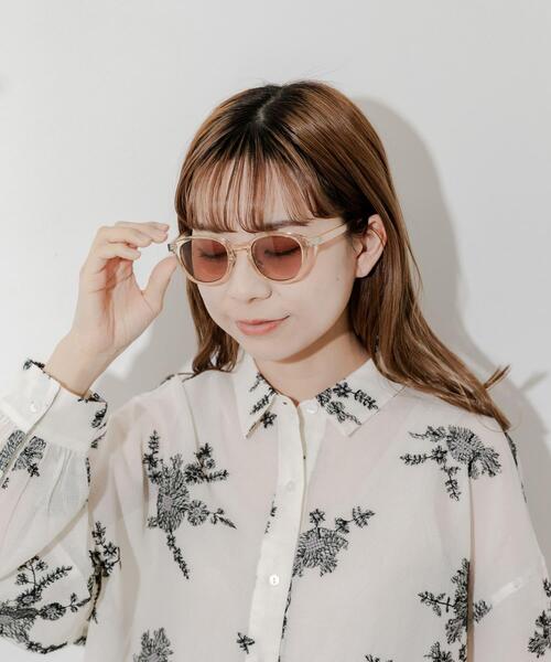 SMELLY(スメリー)の「ボスリントンサングラス(メガネ・レディース・パープル系その他/クリア/ブラック系その他/イエロー系その他/ブラック・-)」の16枚目の写真