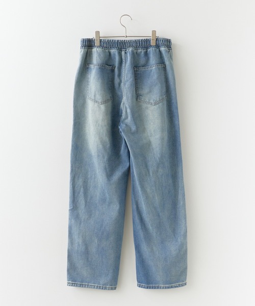ROOPTOKYO(ループトウキョウ)の「Easy Denim Wide Pants/イージー デニムワイドパンツ(デニムパンツ・メンズ・ブルー/ブラック/カーキ・M/L)」の14枚目の写真