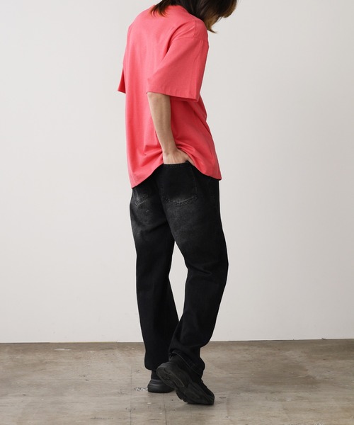 ROOPTOKYO(ループトウキョウ)の「Easy Denim Wide Pants/イージー デニムワイドパンツ(デニムパンツ・メンズ・ブルー/ブラック/カーキ・M/L)」の8枚目の写真