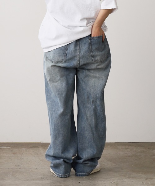 パンツ nowos DENIM WIDE PANTS nowos/DENIM WIDE PANTS(INDIGO)