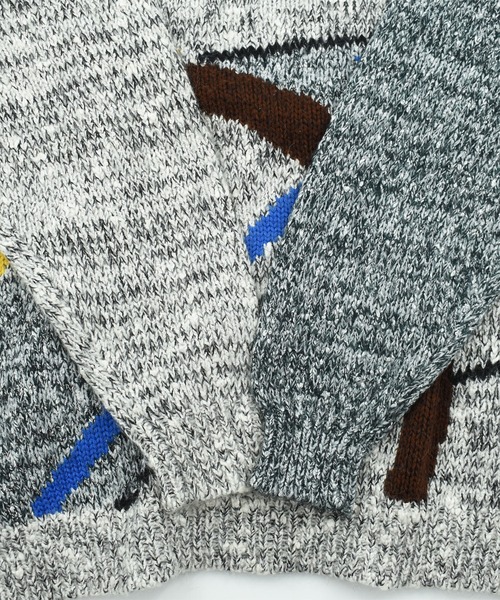 LABORATORY R(ラボラトリーアール)の「【ヴィンテージ古着】90’s SAMPA デザインニット(ニット/セーター・メンズ・グレー・LARGE)」の3枚目の写真