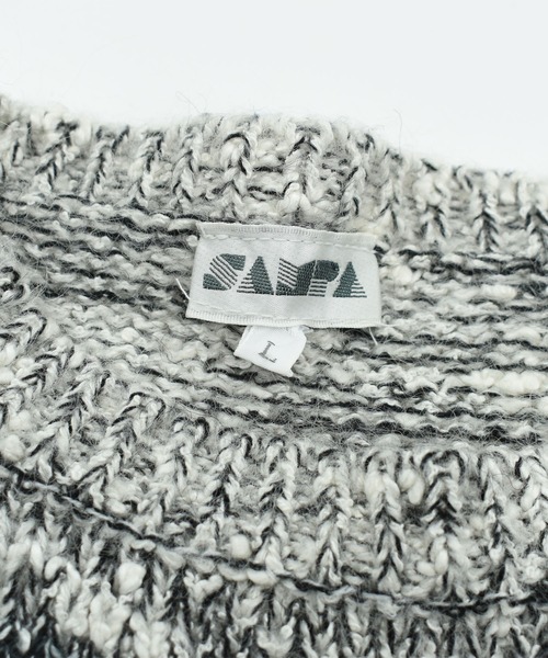 LABORATORY R(ラボラトリーアール)の「【ヴィンテージ古着】90’s SAMPA デザインニット(ニット/セーター・メンズ・グレー・LARGE)」の2枚目の写真