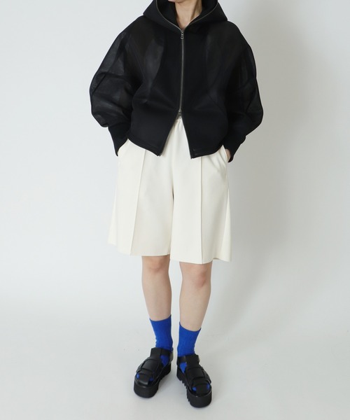 STUMBLY / Sheer Doubleknit Hoody(シアーダブルニットフーディー 535