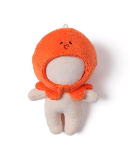 WEGO(ウィゴー)の「WEGO/ぬいフードキャップ【15cm】(フィギュア・レディース・レッド/ダークベージュ・FREE)」の1枚目の写真