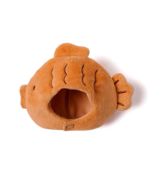 WEGO(ウィゴー)の「WEGO/ぬいフードキャップ【15cm】(フィギュア・レディース・レッド/ダークベージュ・FREE)」の3枚目の写真