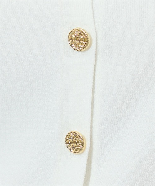 WILLSELECTION（ウィルセレクション）の「襟フリル付きカーディガン（カーディガン/ボレロ・レディース・ネイビー/オフホワイト/レッド/ホワイト系その他・FREE）」の10枚目の写真