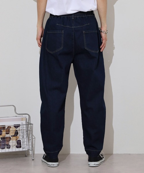 デニム メンズ サマーデニム バルーンパンツ ロング丈 ジーンズ
