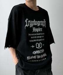 WEGO | WEGO/ダメージボーダーニットプルオーバー(ニット/セーター)