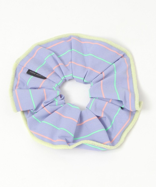 niko and...（ニコアンド）の「ストライプシュシュ（シュシュ・レディース・ライトブルー/グリーン/イエロー・0）」の2枚目の写真