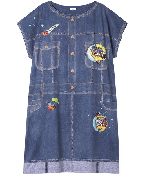 【新品タグ付き】刺繍　ツモリチサトスリープ　ルームウェア　ワンピース　綿100％ 楽天市場】【SALE／20%OFF】ツモリチサト スリープ ワンピース