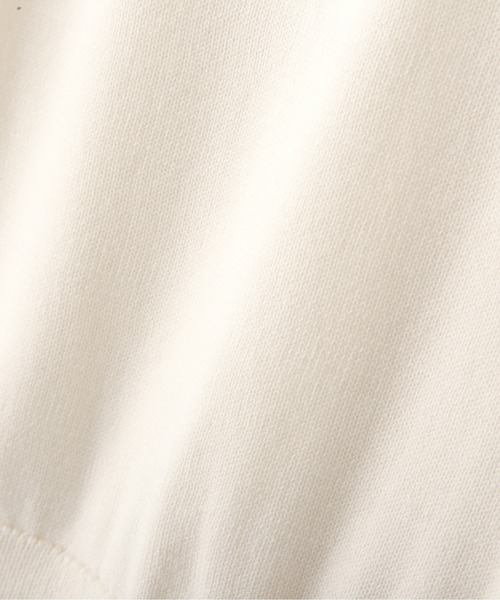 JILL by JILL STUART(ジルバイジルスチュアート)の「◇エンブロイダリーロゴ五分袖ニット(ニット/セーター・レディース・ラベンダー/ホワイト系その他/ホワイト/グレー・FREE)」の11枚目の写真