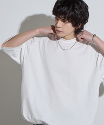 【SLICK/スリック】Doble Yarn Drawstring T-Shirt / ダブルヤーンドローストリングTシャツ /オーバーサイズ シルエット / ヘビーウェイト