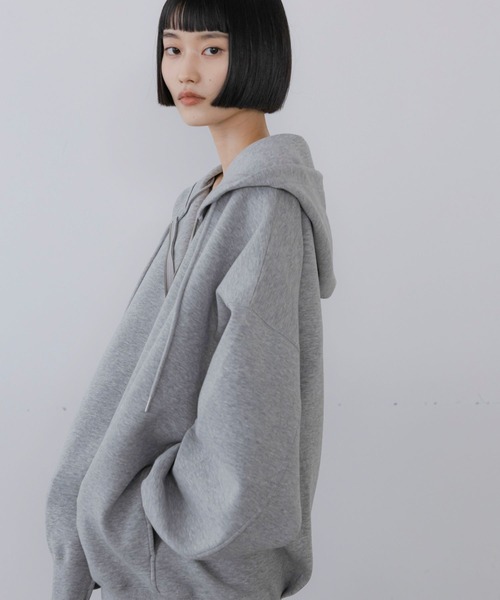 LOWRYS FARM（ローリーズファーム）の「ＢＩＧＺＩＰフーディ　 452864（パーカー・レディース・グレー/イエロー/ブラック/エンジ/アイボリー/ピンク/グレー系その他/ブラウン/ブラック系その他/ネイビー・FREE）」の13枚目の写真