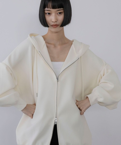 LOWRYS FARM（ローリーズファーム）の「ＢＩＧＺＩＰフーディ　 452864（パーカー・レディース・グレー/イエロー/ブラック/エンジ/アイボリー/ピンク/グレー系その他/ブラウン/ブラック系その他/ネイビー・FREE）」の20枚目の写真