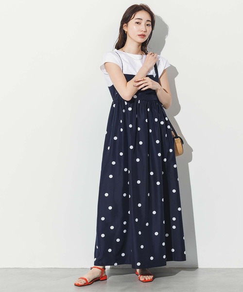 Gready Brilliant（グレディブリリアン）の「ＬＵドットキャミワンピース（ワンピース・レディース・ネイビー×ホワイト・38）」の13枚目の写真