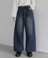 SOCCE（ソーシー）の「ワイドシルエットシームカーブデニム（デニムパンツ・M）」