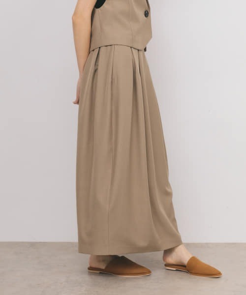 KBF（ケイビーエフ）の「コクーンタックスカート（スカート・レディース・ベージュ系その他/ブラック・ONE）」の14枚目の写真