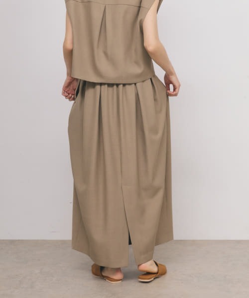 KBF（ケイビーエフ）の「コクーンタックスカート（スカート・レディース・ベージュ系その他/ブラック・ONE）」の15枚目の写真