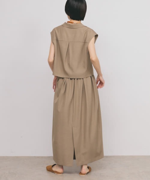 KBF（ケイビーエフ）の「コクーンタックスカート（スカート・レディース・ベージュ系その他/ブラック・ONE）」の18枚目の写真