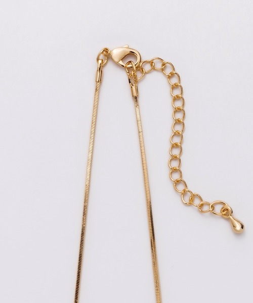 ciite' surgical stainless(シーテサージカルステンレス)の「【 金属アレルギー対応 】simple snake necklace / シンプルスネークネックレス 1mm サージカルステンレス(ネックレス・レディース・シルバー/ゴールド/ピンクゴールド・FREE)」の6枚目の写真