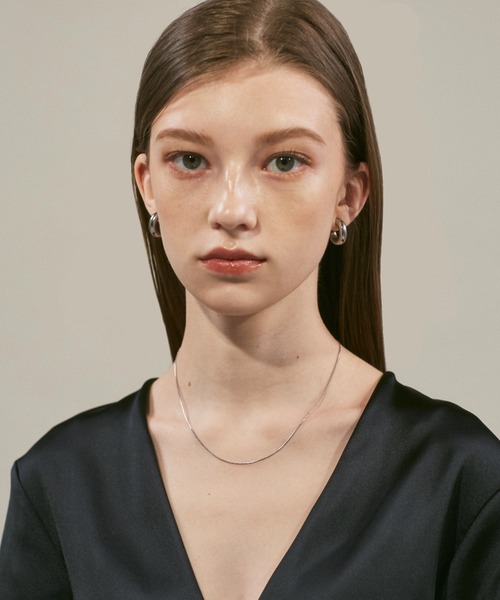 ciite' surgical stainless(シーテサージカルステンレス)の「【 金属アレルギー対応 】simple snake necklace / シンプルスネークネックレス 1mm サージカルステンレス(ネックレス・レディース・シルバー/ゴールド/ピンクゴールド・FREE)」の19枚目の写真