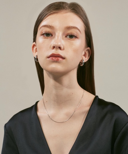 ciite' surgical stainless(シーテサージカルステンレス)の「【 金属アレルギー対応 】simple snake necklace / シンプルスネークネックレス 1mm サージカルステンレス(ネックレス・レディース・シルバー/ゴールド/ピンクゴールド・FREE)」の20枚目の写真