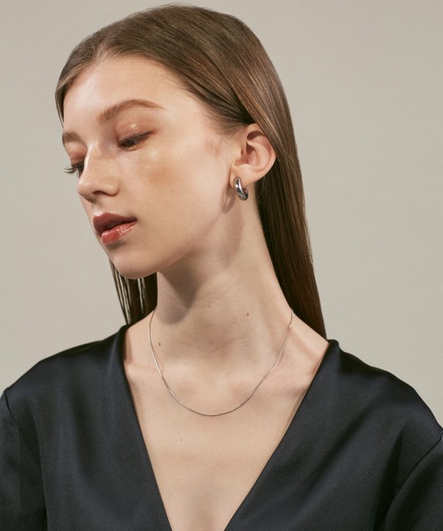 ciite' surgical stainless(シーテサージカルステンレス)の「【 金属アレルギー対応 】simple snake necklace / シンプルスネークネックレス 1mm サージカルステンレス(ネックレス・レディース・シルバー/ゴールド/ピンクゴールド・FREE)」の21枚目の写真
