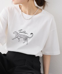 アニマルプリントパンサーTシャツ