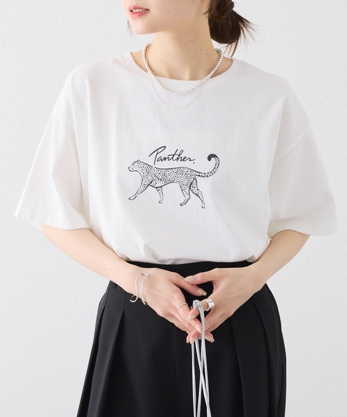 アニマルプリントパンサーTシャツ（Tシャツ/カットソー）｜PUAL