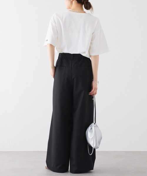 PUAL CE CIN（ピュアルセシン）の「アニマルプリントパンサーTシャツ（Tシャツ/カットソー・レディース・オフホワイト/チャコールグレー・FREE）」の17枚目の写真
