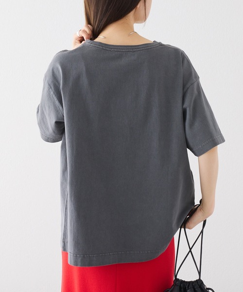 PUAL CE CIN（ピュアルセシン）の「アニマルプリントパンサーTシャツ（Tシャツ/カットソー・レディース・オフホワイト/チャコールグレー・FREE）」の21枚目の写真