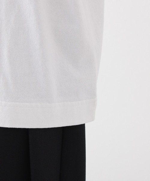 PUAL CE CIN（ピュアルセシン）の「アニマルプリントパンサーTシャツ（Tシャツ/カットソー・レディース・オフホワイト/チャコールグレー・FREE）」の10枚目の写真