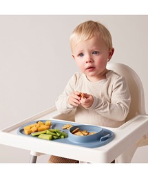 b.box（ビーボックス）の「b.box/ Roll + go mealtime mat　ロールアンドゴーミールタイムマット（お食事用シリコンマット）スプーン付き（マグ/哺乳瓶/お食事グッズ）」