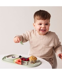b.box（ビーボックス）の「b.box/ Roll + go mealtime mat　ロールアンドゴーミールタイムマット（お食事用シリコンマット）スプーン付き（マグ/哺乳瓶/お食事グッズ）」