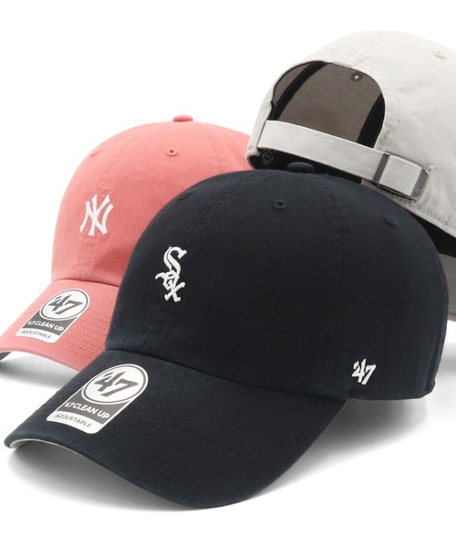 '47（フォーティーセブン）の「’47BRANDフォーティーセブン キャップ クリーンナップ MLBミニロゴ（キャップ・レディース・ブルー/グレー/ブラック/グレー系その他/ブラウン系その他/ホワイト/グリーン/ベージュ系その他2/ホワイト系その他/ベージュ系その他/ブラウン/レッド系その他/レッド/ピンク/ブラック系1/ベージュ/ブラック系/ネイビー/グリーン系その他/グリーン系その他2・FREE）」の6枚目の写真