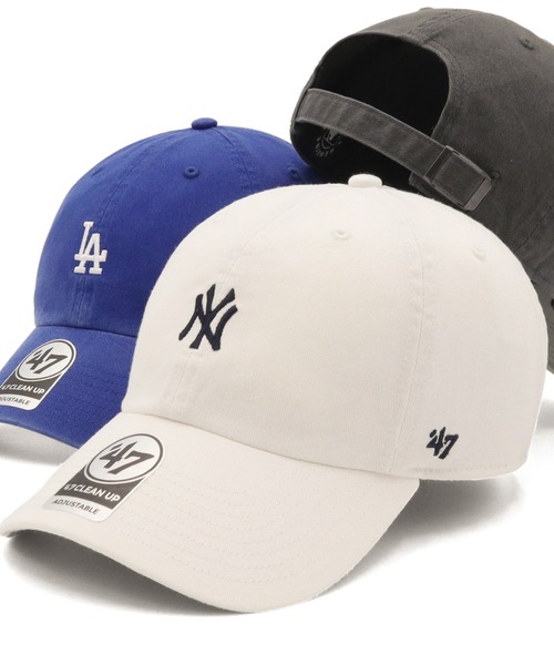 '47（フォーティーセブン）の「’47BRANDフォーティーセブン キャップ クリーンナップ MLBミニロゴ（キャップ・レディース・ブルー/グレー/ブラック/グレー系その他/ブラウン系その他/ホワイト/グリーン/ベージュ系その他2/ホワイト系その他/ベージュ系その他/ブラウン/レッド系その他/レッド/ピンク/ブラック系1/ベージュ/ブラック系/ネイビー/グリーン系その他/グリーン系その他2・FREE）」の3枚目の写真