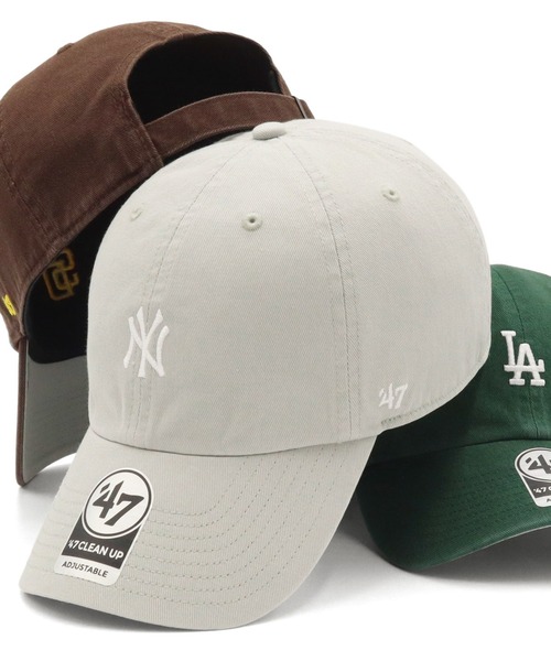 '47（フォーティーセブン）の「’47BRANDフォーティーセブン キャップ クリーンナップ MLBミニロゴ（キャップ・レディース・ブルー/グレー/ブラック/グレー系その他/ブラウン系その他/ホワイト/グリーン/ベージュ系その他2/ホワイト系その他/ベージュ系その他/ブラウン/レッド系その他/レッド/ピンク/ブラック系1/ベージュ/ブラック系/ネイビー/グリーン系その他/グリーン系その他2・FREE）」の7枚目の写真