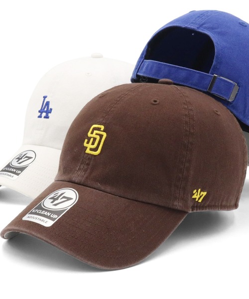 '47（フォーティーセブン）の「’47BRANDフォーティーセブン キャップ クリーンナップ MLBミニロゴ（キャップ・レディース・ブルー/グレー/ブラック/グレー系その他/ブラウン系その他/ホワイト/グリーン/ベージュ系その他2/ホワイト系その他/ベージュ系その他/ブラウン/レッド系その他/レッド/ピンク/ブラック系1/ベージュ/ブラック系/ネイビー/グリーン系その他/グリーン系その他2・FREE）」の9枚目の写真