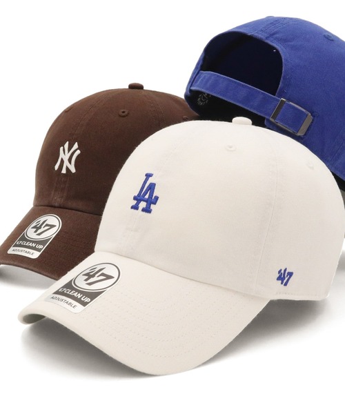 '47（フォーティーセブン）の「’47BRANDフォーティーセブン キャップ クリーンナップ MLBミニロゴ（キャップ・レディース・ブルー/グレー/ブラック/グレー系その他/ブラウン系その他/ホワイト/グリーン/ベージュ系その他2/ホワイト系その他/ベージュ系その他/ブラウン/レッド系その他/レッド/ピンク/ブラック系1/ベージュ/ブラック系/ネイビー/グリーン系その他/グリーン系その他2・FREE）」の2枚目の写真