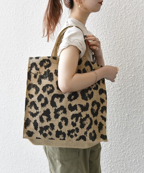 SHIPS any（シップス エニィ）の「MAISON BENGAL: ジュート トート バッグ 25SS（トートバッグ・レディース・ブラック/レッド/オレンジ・ONE SIZE）」の6枚目の写真