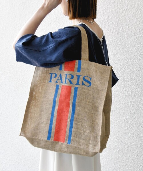 SHIPS any（シップス エニィ）の「MAISON BENGAL: ジュート トート バッグ 25SS（トートバッグ・レディース・ブラック/レッド/オレンジ・ONE SIZE）」の11枚目の写真