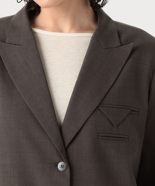 【関税込み】CORDERA タン オーバーサイズ テーラードジャケット セール】CORDERA TAILORED BLAZER（テーラードジャケット