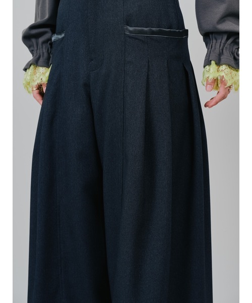 DOLLUPOOPS(ドールアップウップス)の「チェックボリュームタックパンツ(スラックス・レディース・ブラウン/チャコールグレー・38)」の16枚目の写真