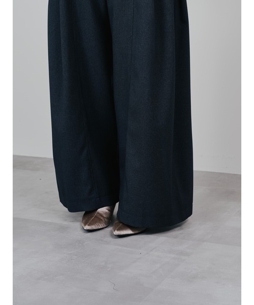 DOLLUPOOPS(ドールアップウップス)の「チェックボリュームタックパンツ(スラックス・レディース・ブラウン/チャコールグレー・38)」の17枚目の写真