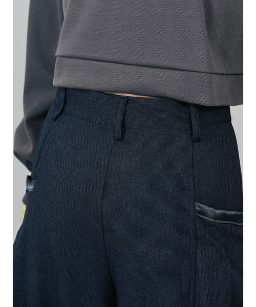 DOLLUPOOPS(ドールアップウップス)の「チェックボリュームタックパンツ(スラックス・レディース・ブラウン/チャコールグレー・38)」の19枚目の写真