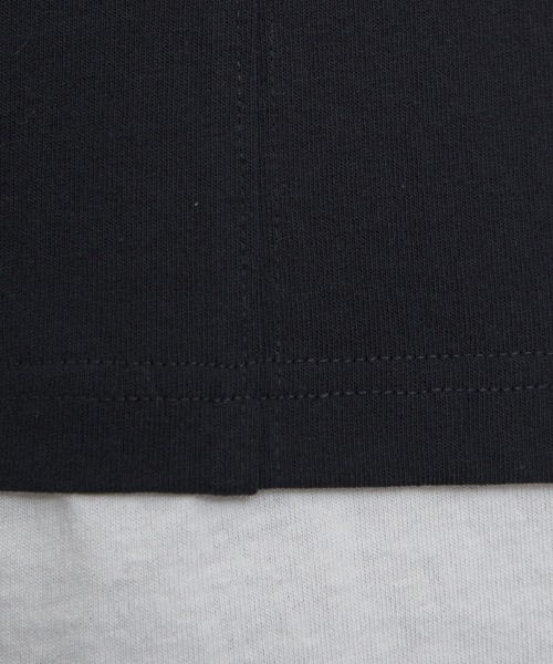 ikka（イッカ）の「コットンUSA袖刺繍レイヤーTシャツ（Tシャツ/カットソー・レディース・グリーン/オレンジ/ネイビー/ベージュ/チャコールグレー/ブルー・M/L/S）」の20枚目の写真