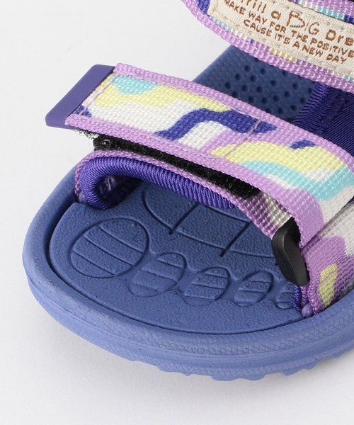 Ampersand（アンパサンド）の「Ampersand/アンパサンド テープサンダル（サンダル・キッズ・パープル/レインボー/カーキ/ブラック・18/20/21/19）」の12枚目の写真