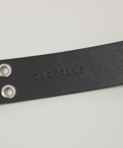 RAGEBLUE（レイジブルー）の「ダブルピンハトメベルト（ベルト・メンズ・ブラック・FREE）」の4枚目の写真
